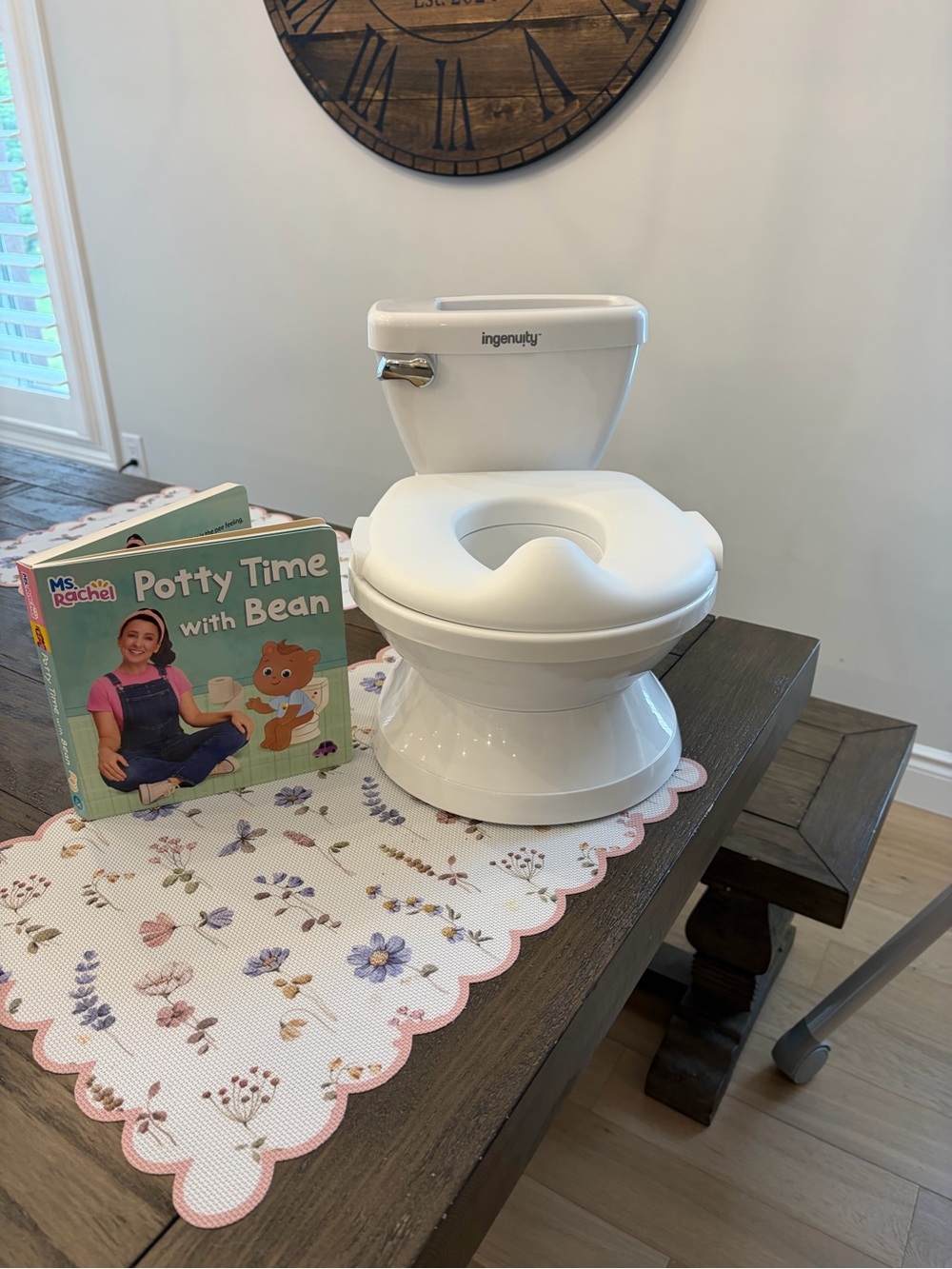 Ingenuity White Toddler Training Potty Set